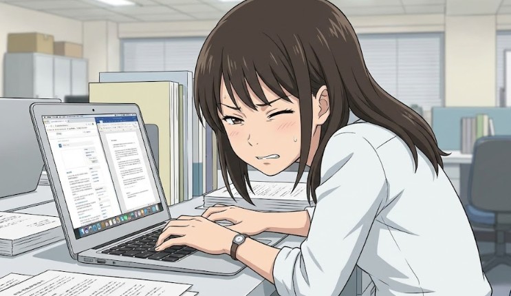 画面サイズが狭くて作業効率が下がる不満