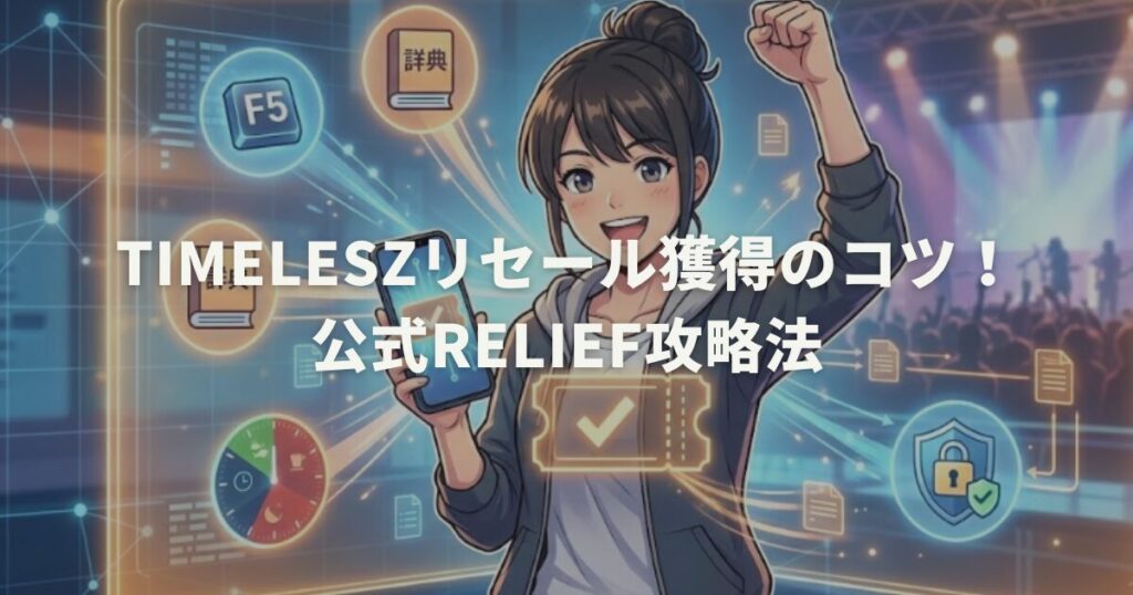 imeleszリセール獲得のコツ！公式RELIEF攻略法