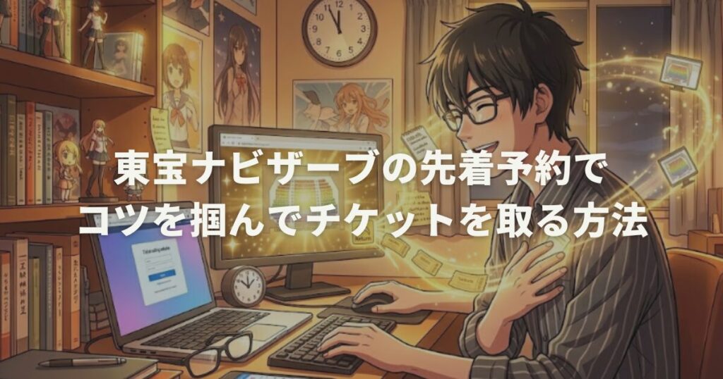 東宝ナビザーブの先着予約でコツを掴んでチケットを取る方法