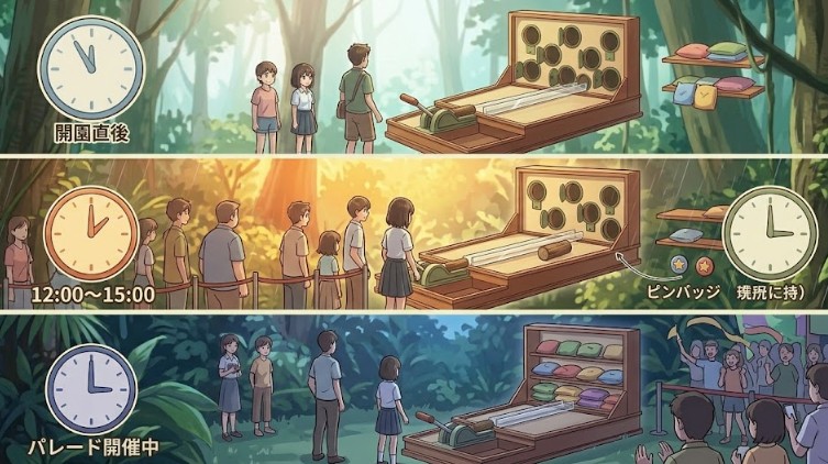 景品在庫の変動と挑戦すべき時間帯の戦術的分析