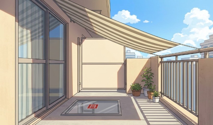 マンションのベランダでの設置と消防法の制限