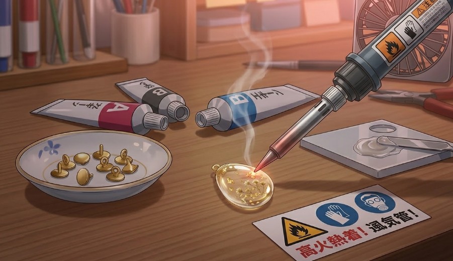 はんだごてを使う際の注意点と危険性