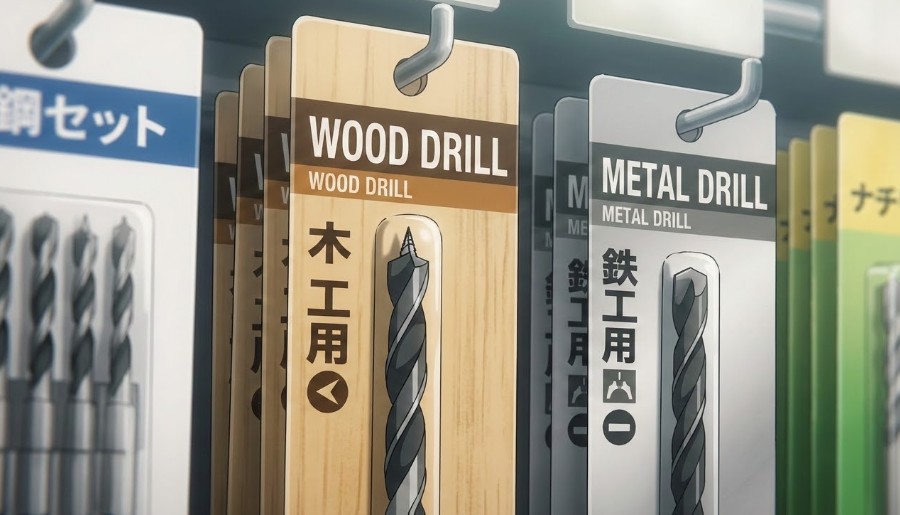 ダイソーやセリアのドリルビットの選び方