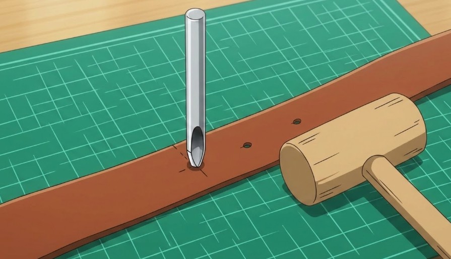 110円で買える打ち込み式ポンチの使い方と選び方