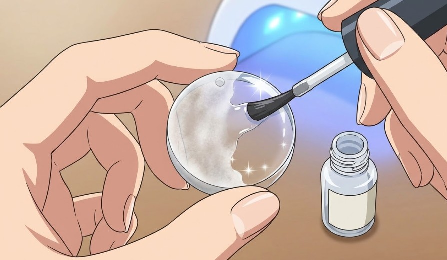 液体レジンで一瞬に透明感を戻すコーティング法