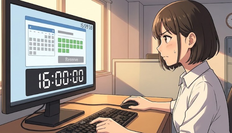 0秒アクセスを狙うリロードのタイミング