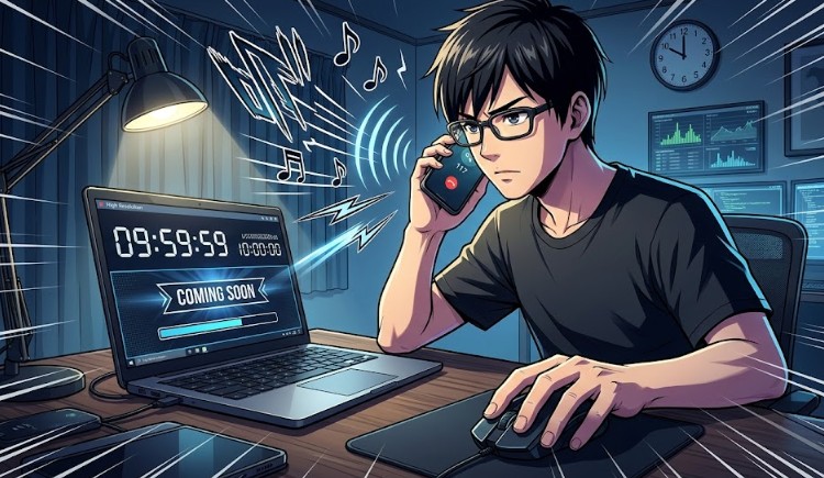 117の時報で合わせる0秒アクセスのタイミング