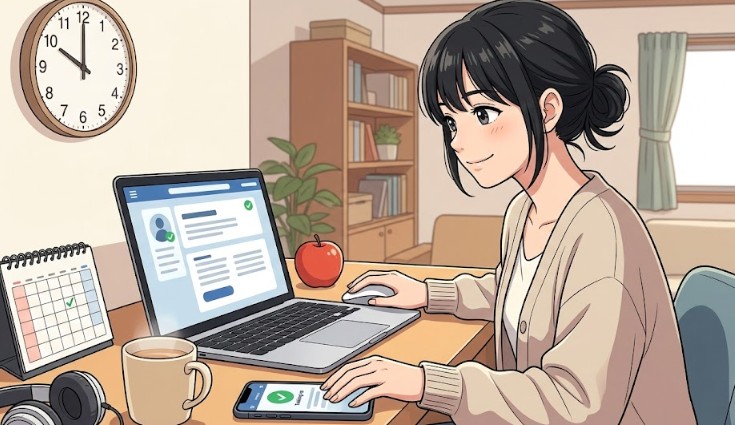 ログイン維持と操作練習でエラーを回避するルーティン