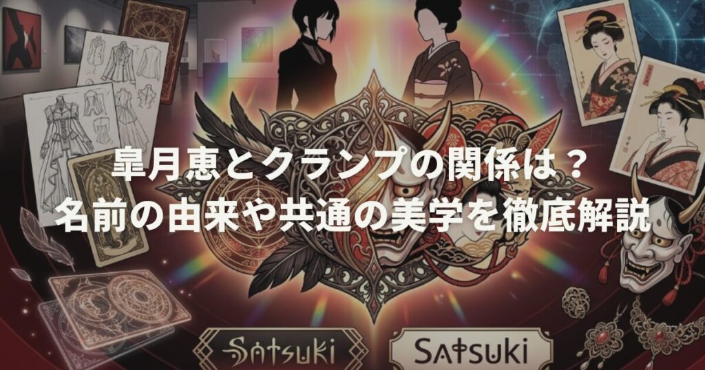 皐月恵とクランプの関係は？名前の由来や共通の美学を徹底解説