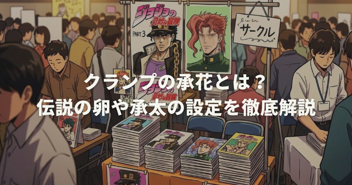 クランプの承花とは？伝説の卵や承太の設定を徹底解説