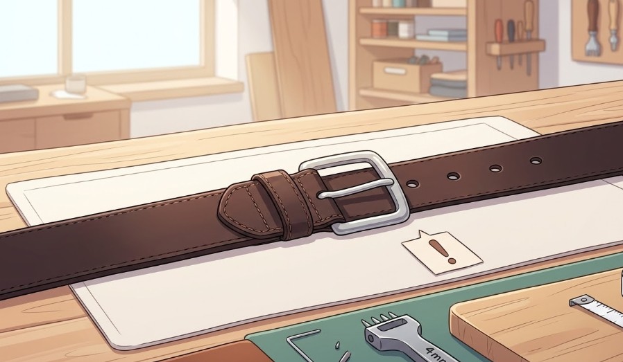 バックルが外せない固定式タイプを調整する注意