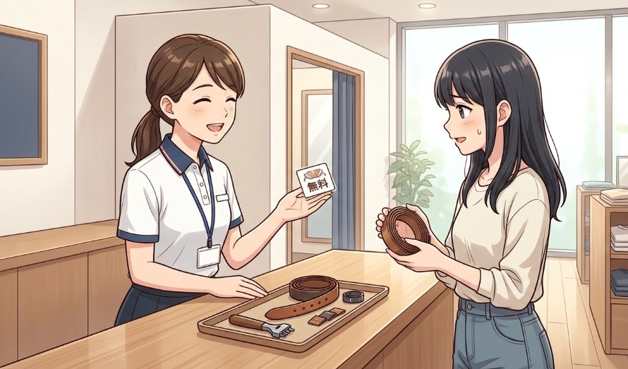 店頭での依頼は無料で料金はかかりません