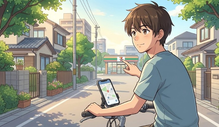 住宅街のセブンイレブンや中規模店を探す