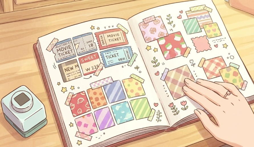 手帳デコや紙くず日記での具体的な使い方