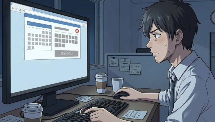 予約が取れない時に有効なタイムアウト狙い