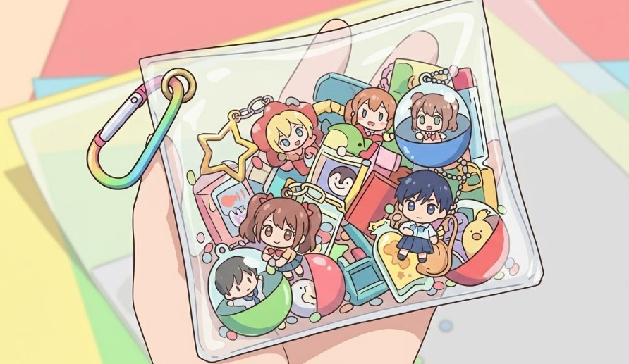 推し活のガチャ詰めポーチを自作する手順